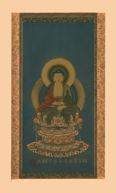 Amitabha, início do século 19, 1886. de Abbot of Zojoji