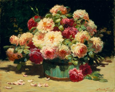 Uma Abundância de Rosas (óleo sobre tela) de Abbott Fuller Graves