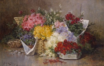 Natureza Morta Floral (óleo sobre tela) de Abbott Fuller Graves