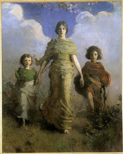 Uma virgem de Abbott Handerson Thayer