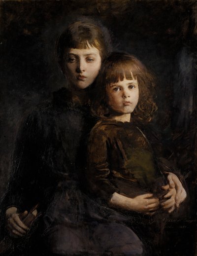 Irmão e irmã (Mary e Gerald Thayer) de Abbott Handerson Thayer