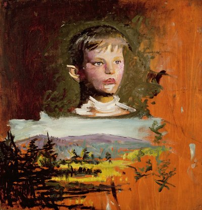 Cabeça de um menino, 1919 de Abbott Handerson Thayer