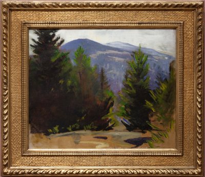 Esboço da montanha Monadnock de Abbott Handerson Thayer