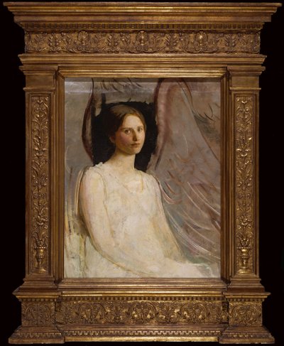 Estudo para Anjo Sentado de Abbott Handerson Thayer
