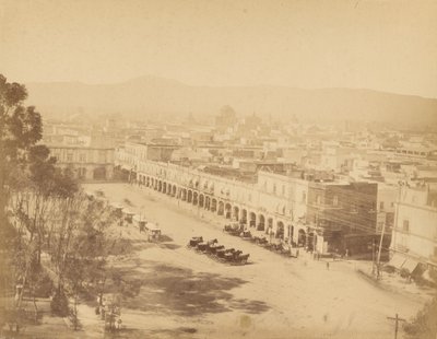 Vistas do México. México, Mercaderes Portal. de Abel Briquet
