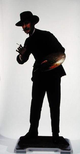 Chatourne (óleo sobre painel e metal) de Abel Truchet