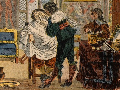 Barbeiro sob Louis XIII - depois de A. Bosse de Abraham (after) Bosse
