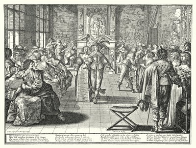 A Bola (gravura) de Abraham (after) Bosse
