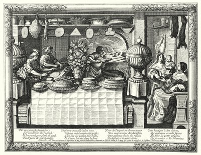 O Cozinheiro de Pastelaria (gravação) de Abraham (after) Bosse