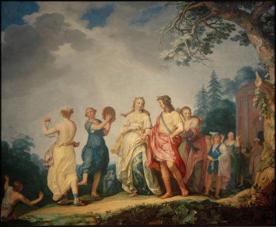 Amaryllis e Mirtillo de Abraham Bloemaert
