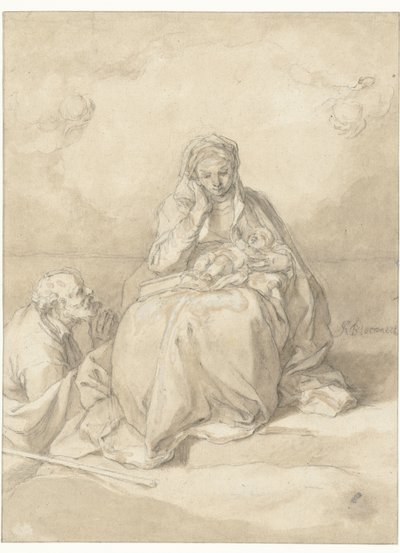 A Sagrada Família de Abraham Bloemaert
