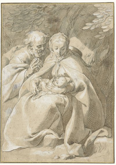 A Sagrada Família de Abraham Bloemaert