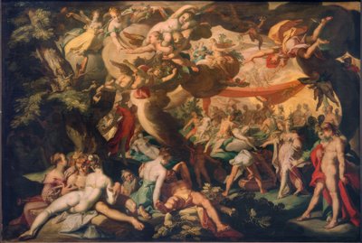 Casamento de Peleus e Thetis de Abraham Bloemaert