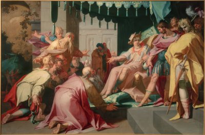 José e seus irmãos de Abraham Bloemaert