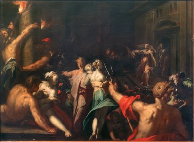 Judith mostra a cabeça de Holofernes de Abraham Bloemaert