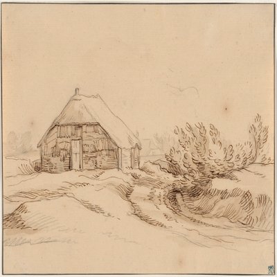 Paisagem com casa de campo de Abraham Bloemaert
