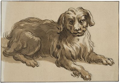 Cão de pêlo comprido de Abraham Bloemaert