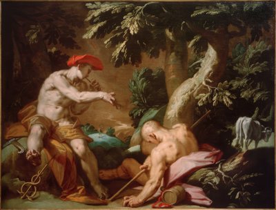 Mercúrio, Argus e Io de Abraham Bloemaert