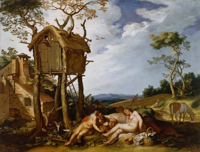 Parábola do trigo e do joio de Abraham Bloemaert