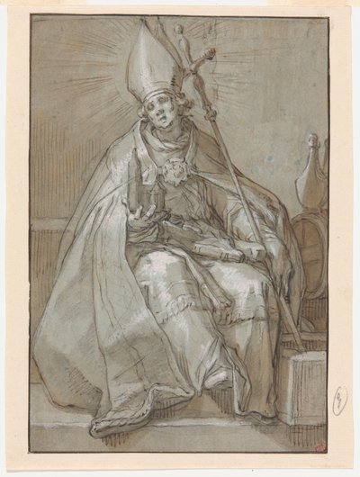 Santo: Willibrord de Abraham Bloemaert