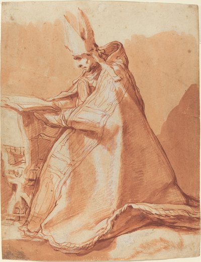Bispo sentado de Abraham Bloemaert