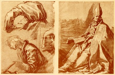 Os quatro evangelistas e Santo Ambrósio de Abraham Bloemaert