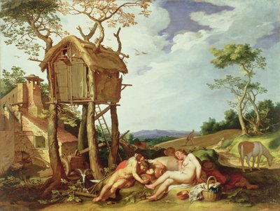 A parábola do trigo e do joio de Abraham Bloemaert