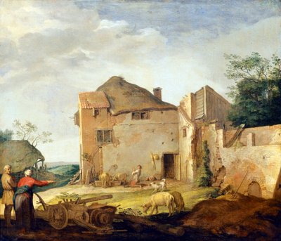 O Filho Pródigo como um Rebanho Suíno de Abraham Bloemaert