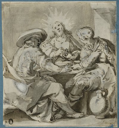 A ceia em Emaús de Abraham Bloemaert