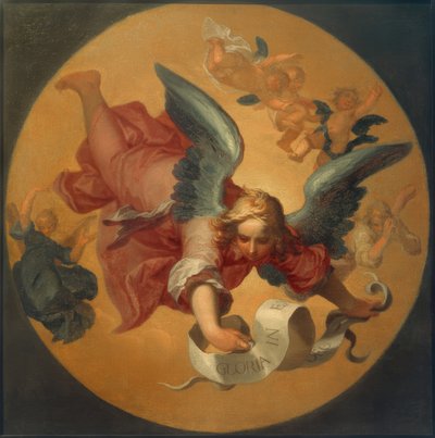 Anjo de Natal de Abraham Bloemaert