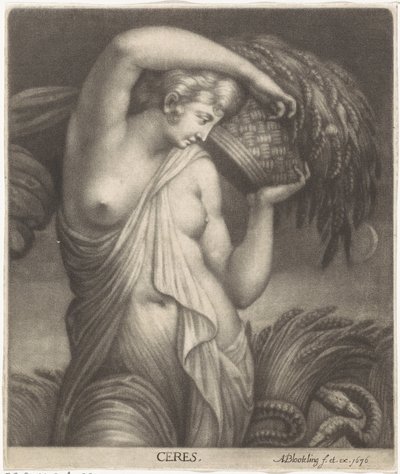 Ceres num campo de milho
Ceres (título sobre o objecto) de Abraham Bloteling