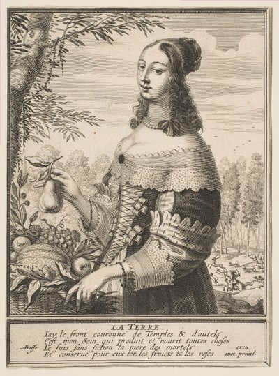 Terra, 1630. de Abraham Bosse