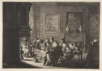 Virgens loucas adormecidas de Abraham Bosse