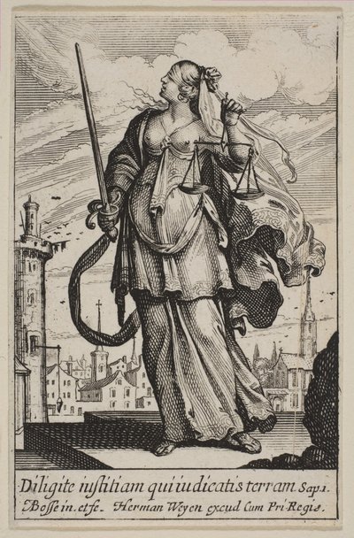 Justiça, 1636. de Abraham Bosse