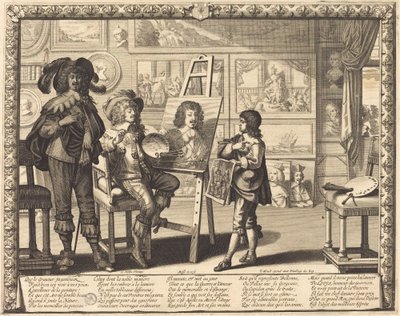 o nobre pintor de Abraham Bosse