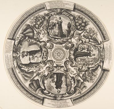 O Four Seasons, de meados a final do século XVII. de Abraham Bosse