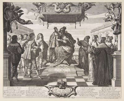 A alegria de França de Abraham Bosse