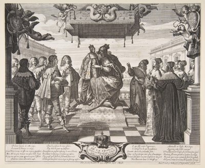 A alegria da França, 1638. de Abraham Bosse