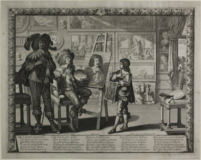 O nobre pintor de Abraham Bosse