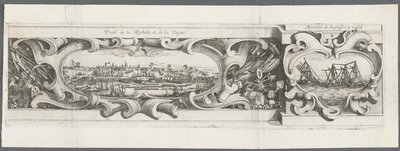 O cerco de La Rochelle: Placa 16 de Abraham Bosse