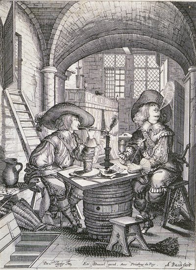 Os fumadores de Abraham Bosse