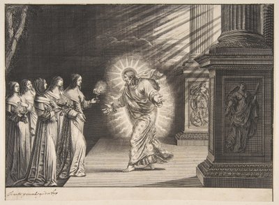 As Sábias Virgens antes de Cristo, ca. 1635 de Abraham Bosse