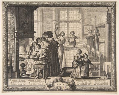 Inverno, ca. 1637 de Abraham Bosse