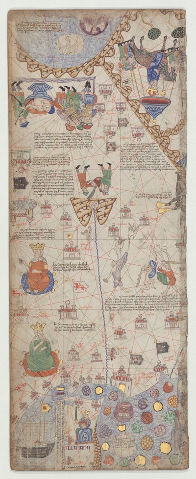 Atlas Catalão, Folha 11, 1375 de Abraham Cresques