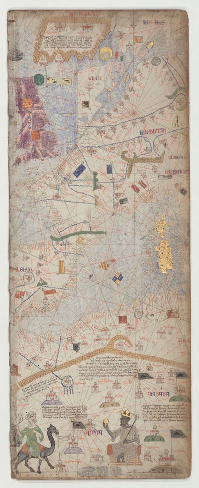 Atlas Catalão, Folha 6, 1375 de Abraham Cresques