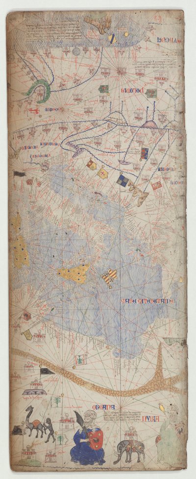Atlas Catalão, Folha 7, 1375 de Abraham Cresques