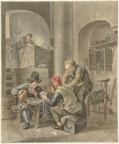 Os jogadores de cartas de Abraham Delfos
