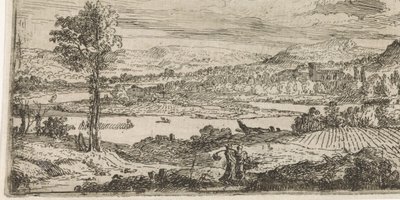 paisagem com rio de Abraham Genoels