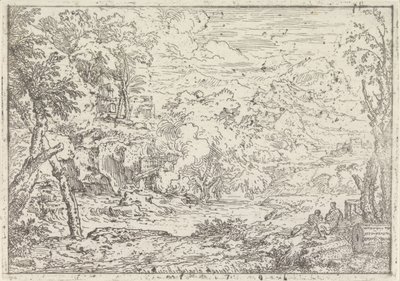 Paisagem com ruínas de Abraham Genoels