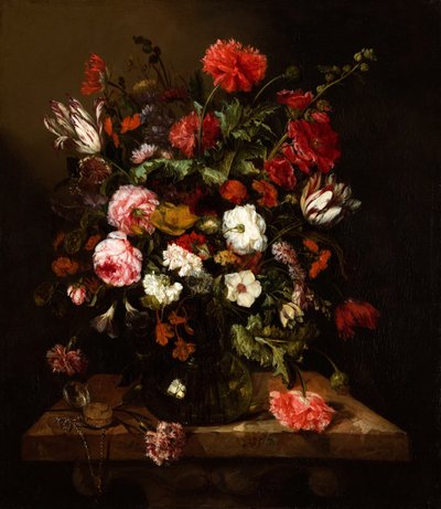Ainda vida com flores de Abraham Hendricksz van Beyeren